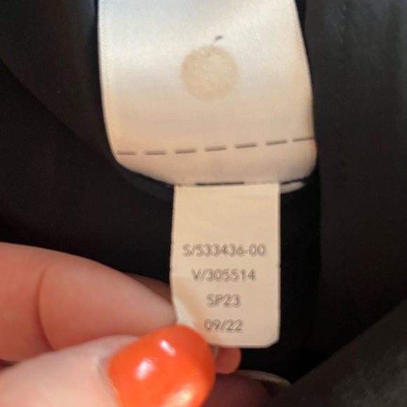 Athleta Brooklyn Heights High Rise Pleated Wide Leg Pant size 22 Black Pull-On - Picture 5 of 5